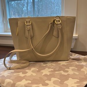 Dagne Dover Classic Coated Canvas Tote